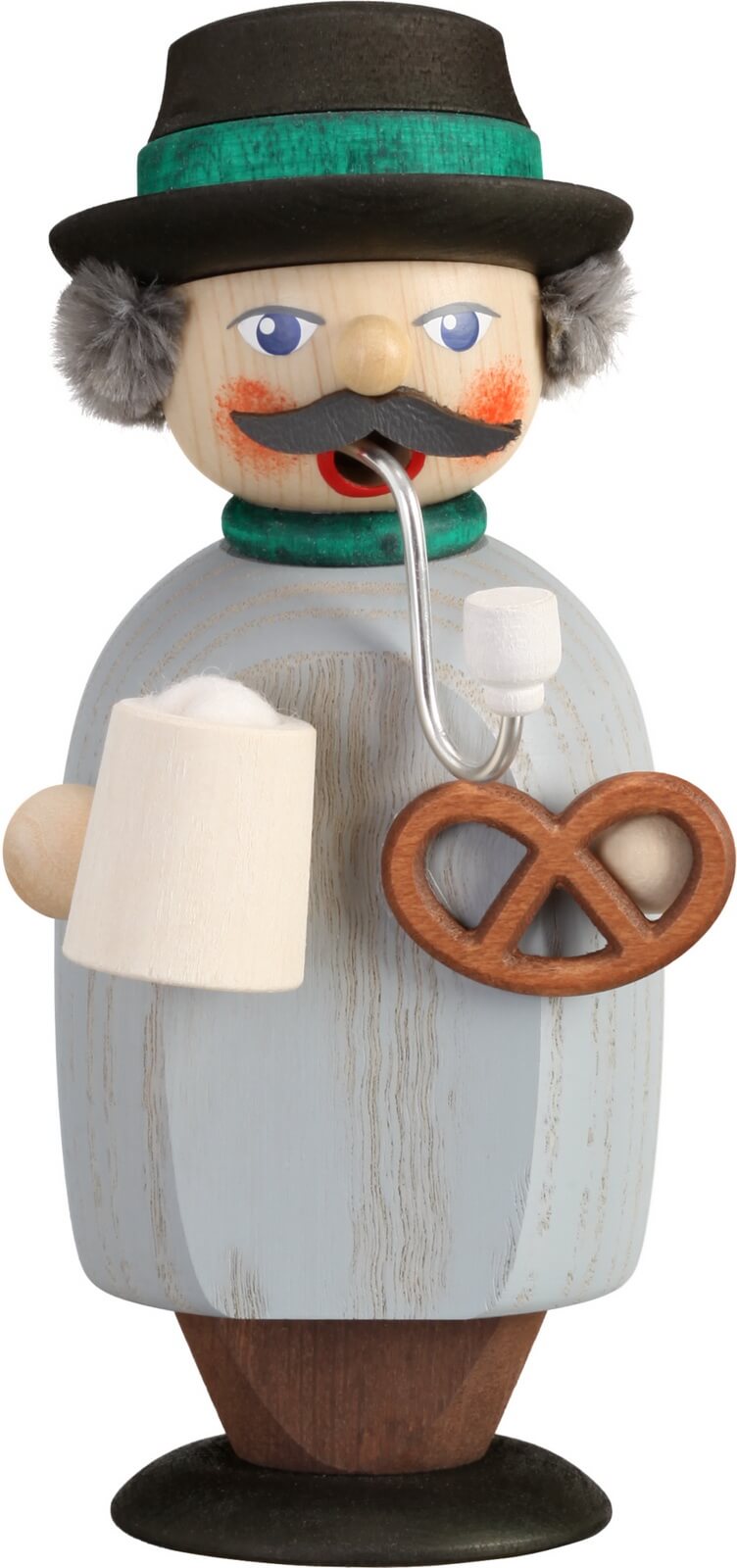 Räuchermann Bayer, 14 cm von Seiffener Volkskunst eG