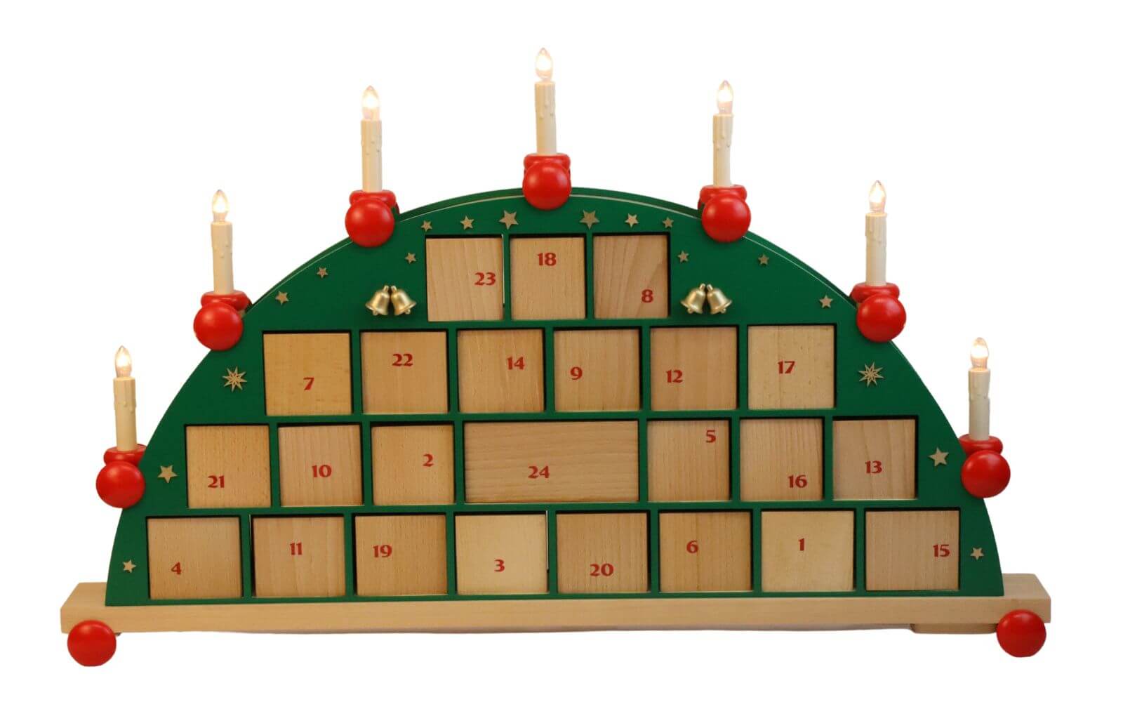 Schwibbogen Adventskalender, 76 cm von Richard Glässer_Bild1