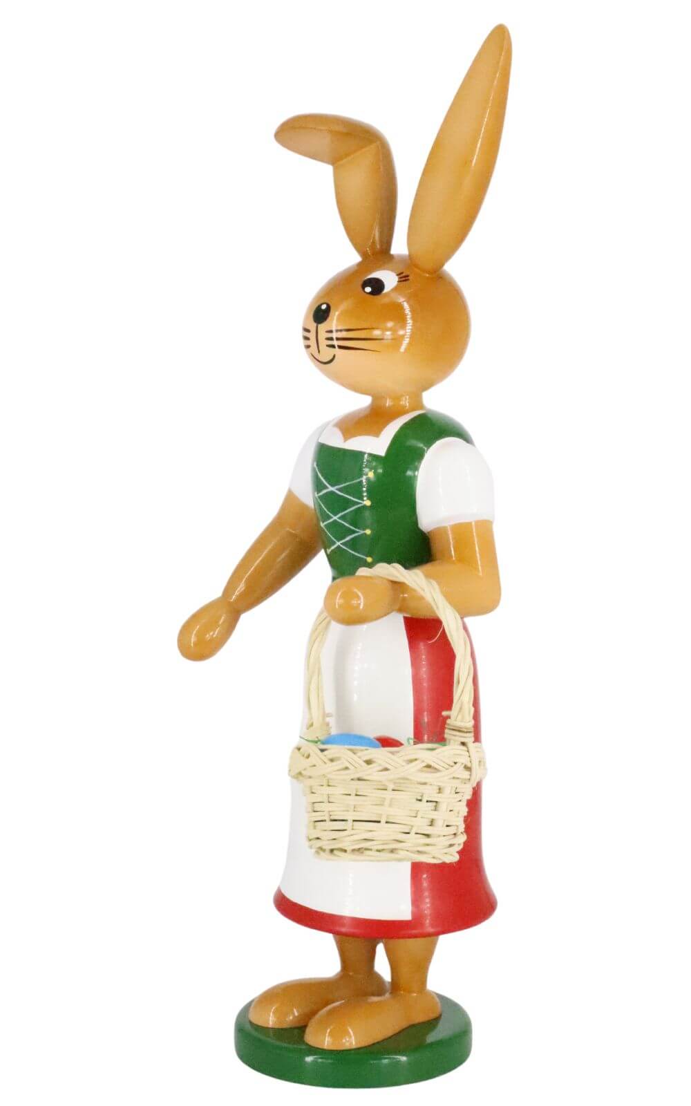Osterhase - Häsin mit langem Rock, 55 cm von Holzkunst Gahlenz_3