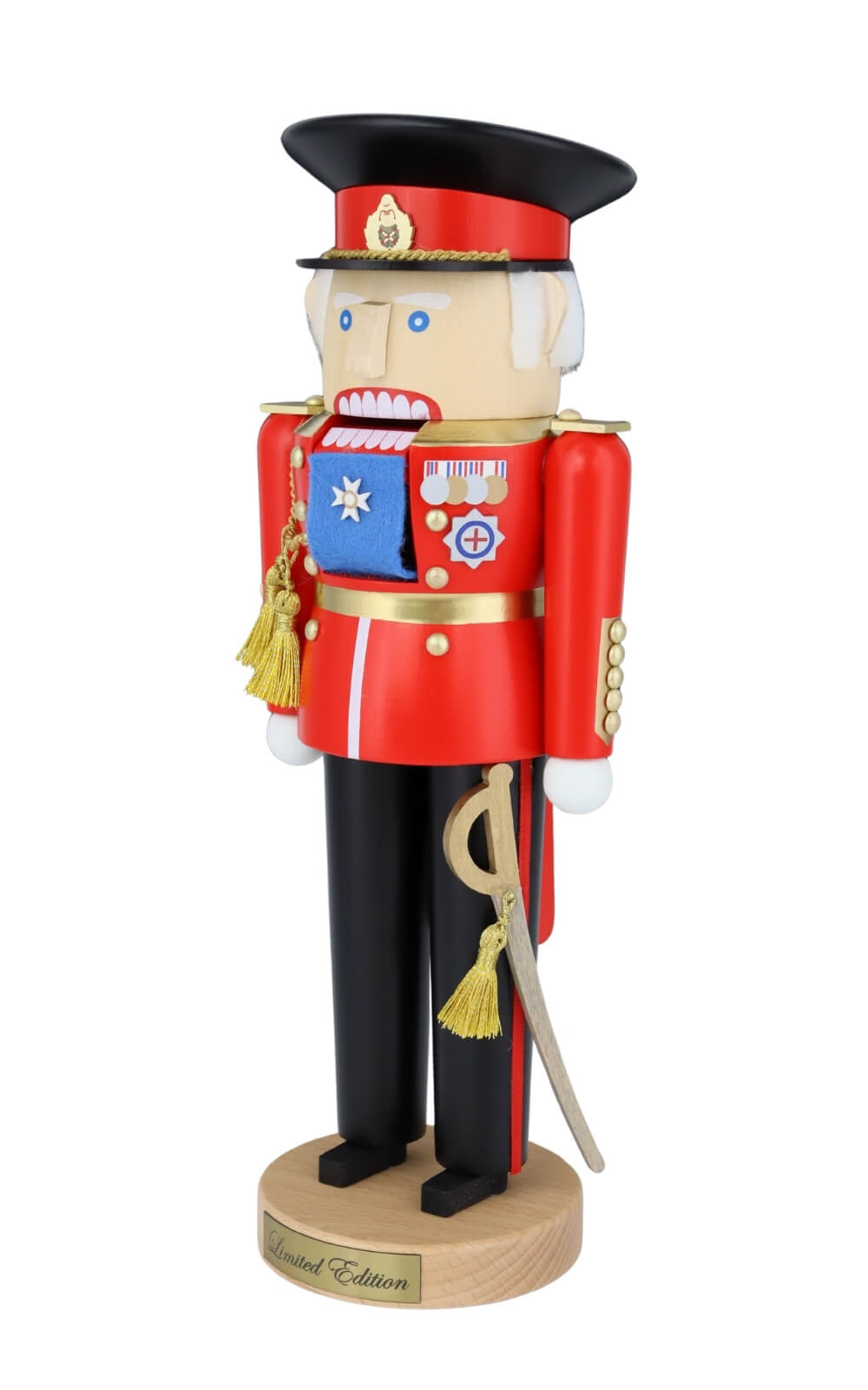 Nussknacker König Charles III, 26 cm von Richard Glässer