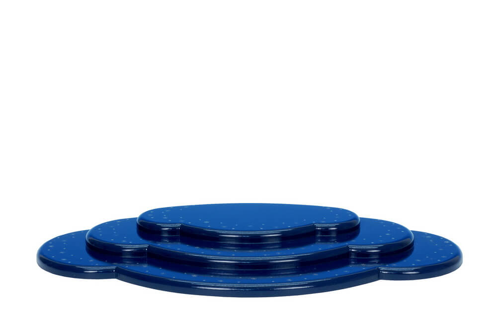 Wolke für Weihnachtsengel, blau, 3 - stufig von Christian Ulbricht