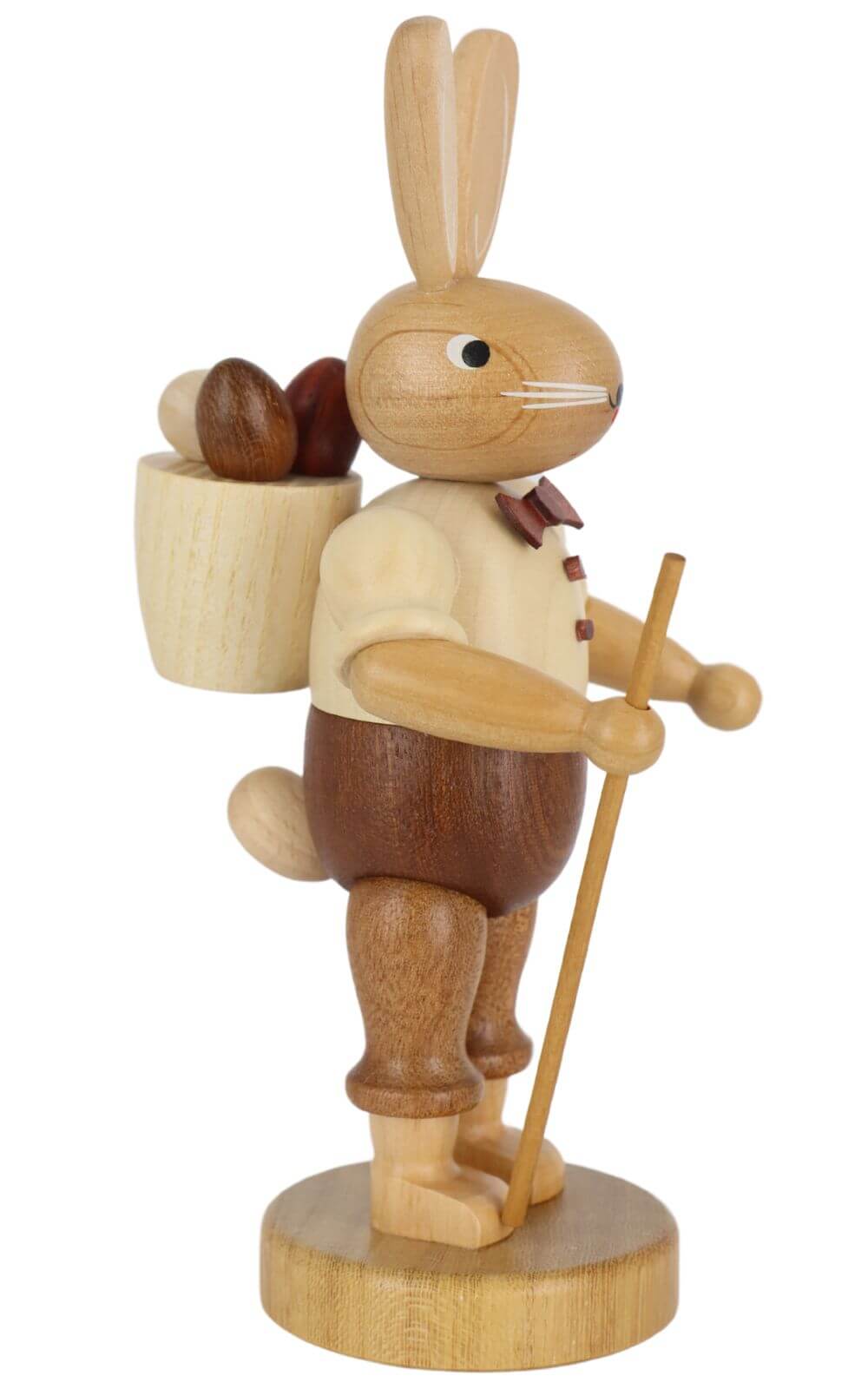 Osterhase mit Korb, natur, 18 cm von Müller Kleinkunst_2