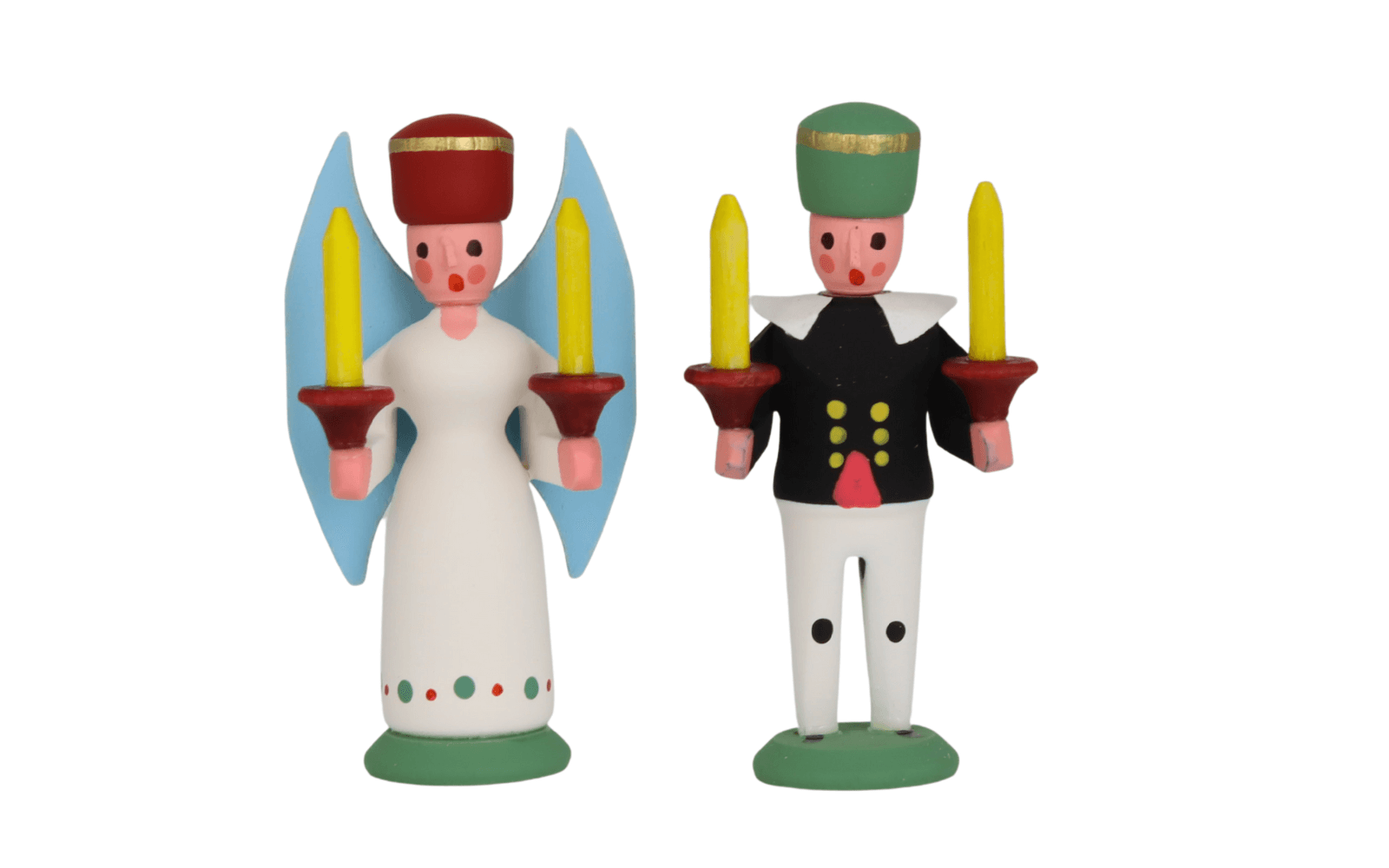 Miniatur Engel und Bergmann, 5 cm von SEIFFEN.COM_1
