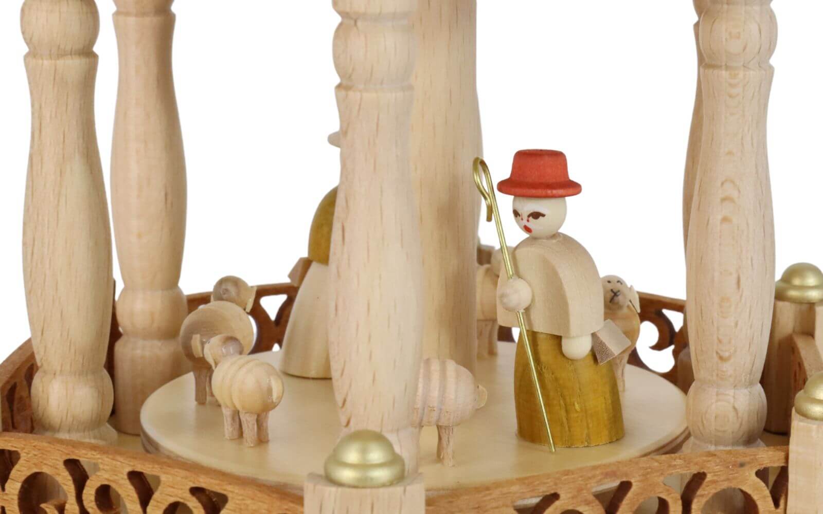 Weihnachtspyramide Christi Geburt, 3 – stöckig, 46 cm von Richard Glässer_4