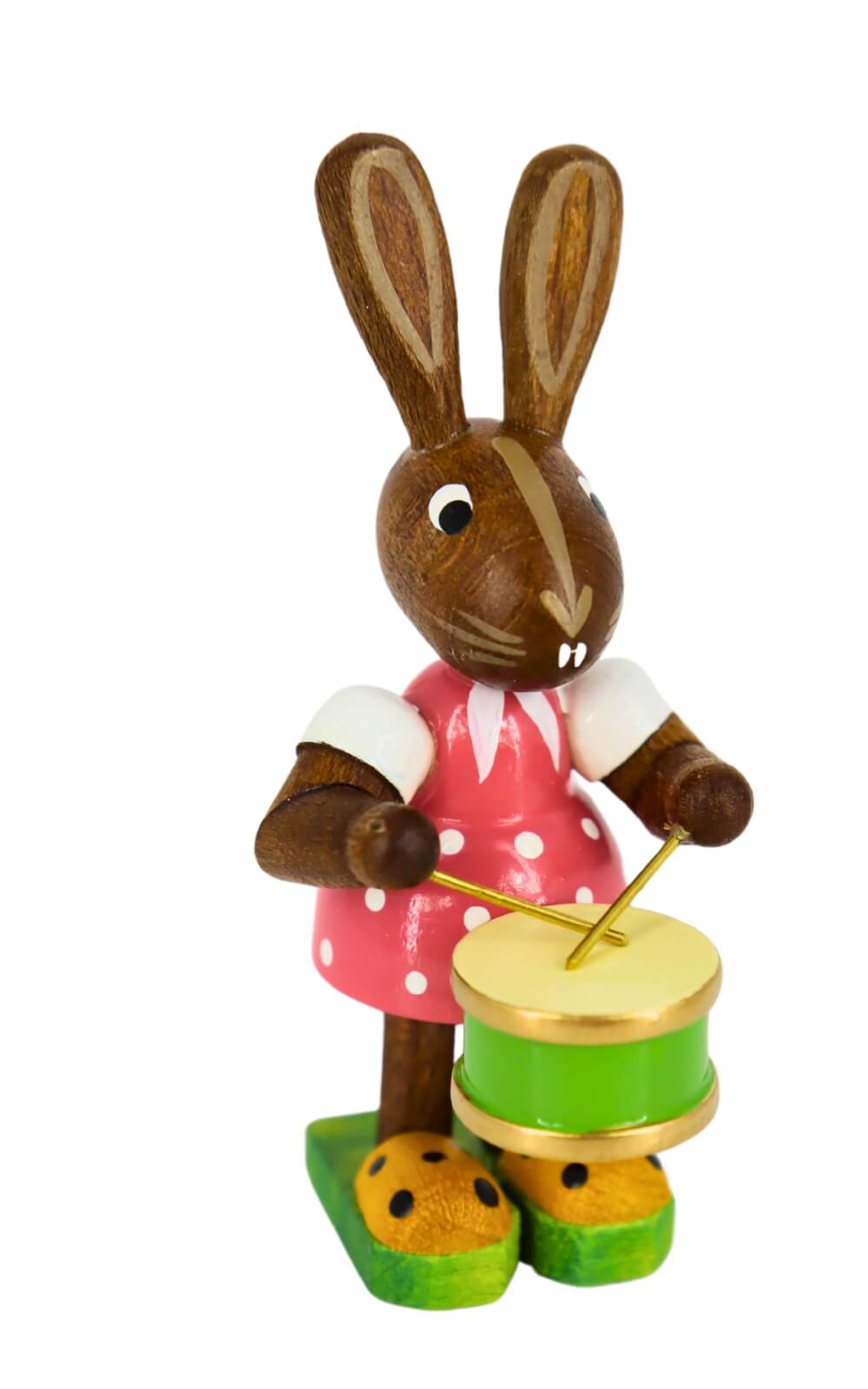 Osterhase - Mädchen mit Trommel von Figurenland Uhlig GmbH_2