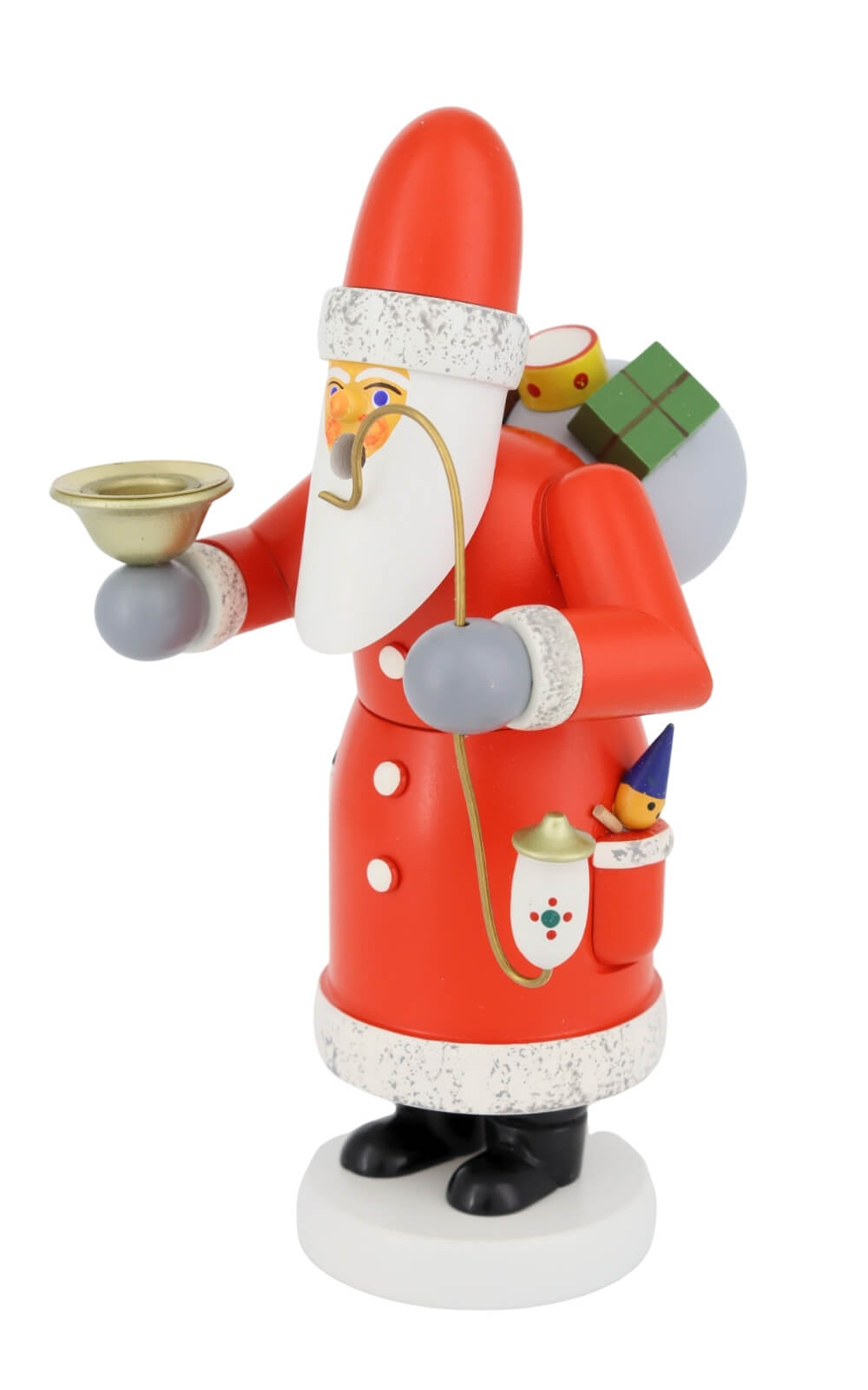 Räuchermännchen Weihnachtsmann mit Tülle, 18 cm von Jan Stephani