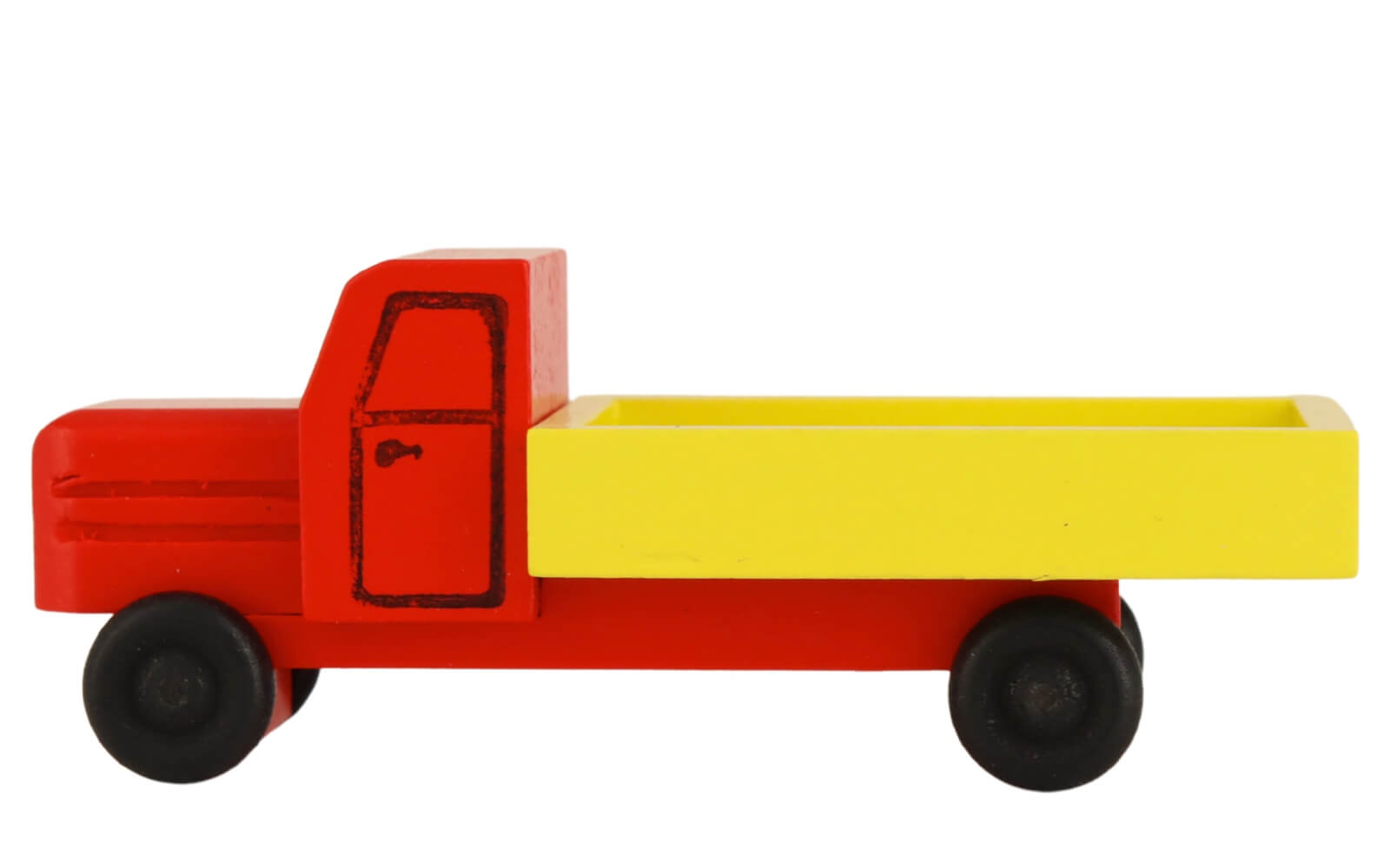 Holzspielzeug - LKW Kastenwagen, farbig von Robbi Weber_2