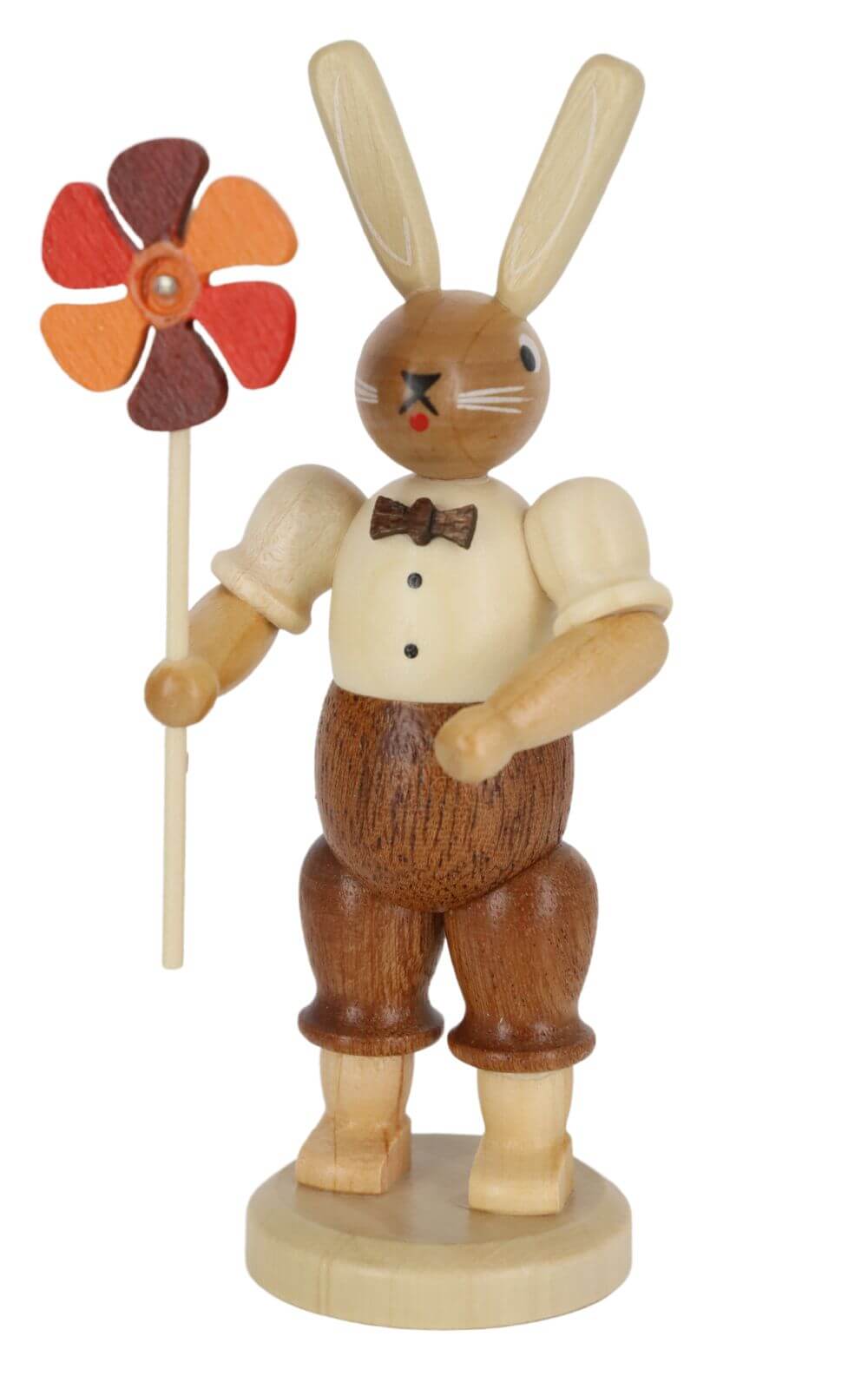 Osterhase - Mann mit Windrad, natur von Müller Kleinkunst_1