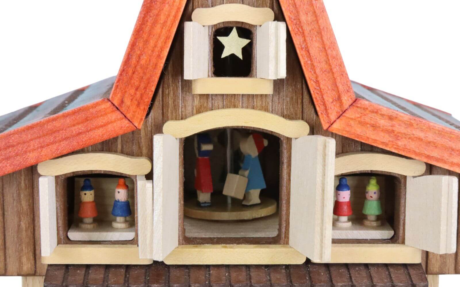 Schwibbogen Weihnachtswald mit Adventshaus, 80 cm von Richard Glässer_6