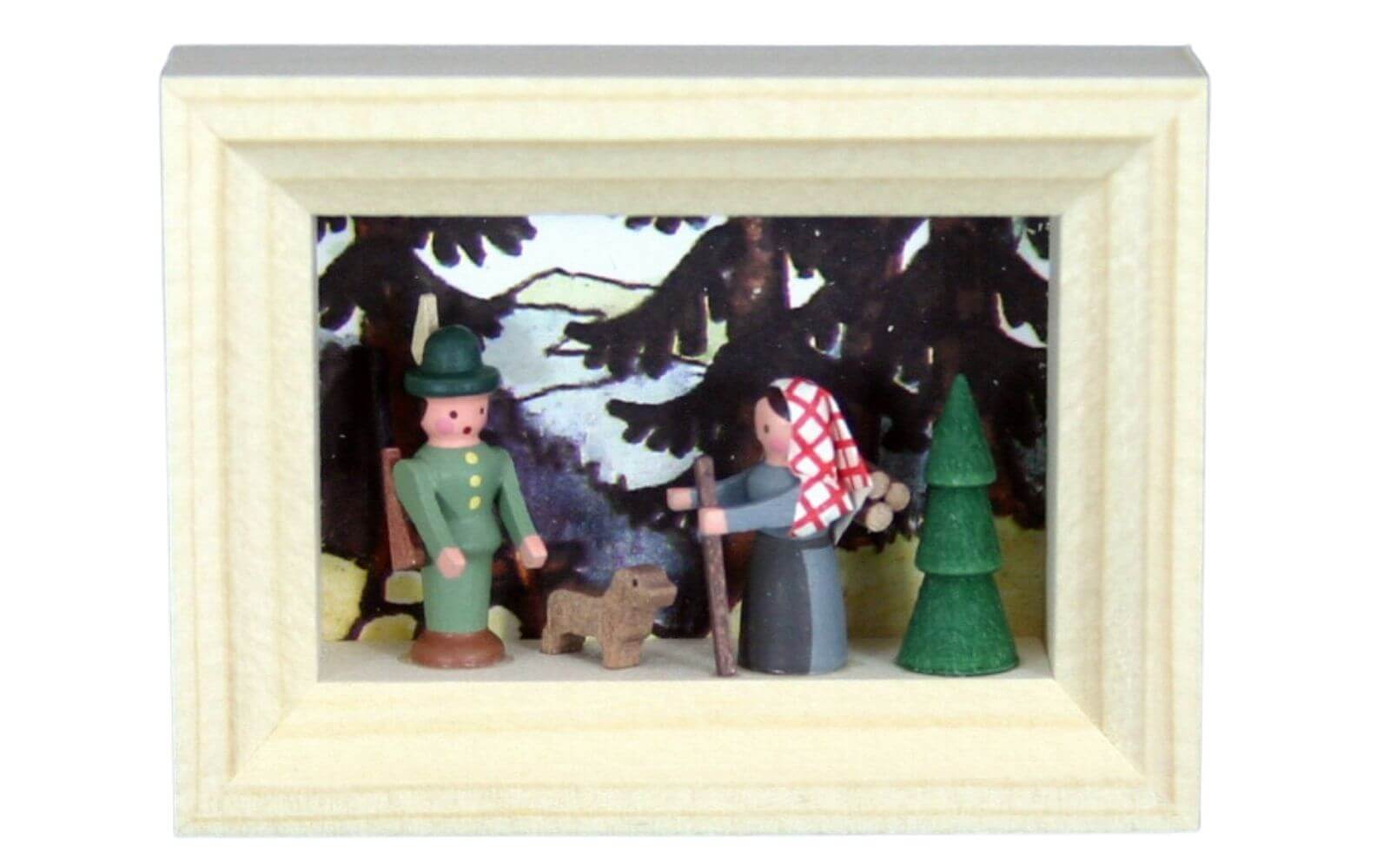 Miniaturrähmchen Förster Buschweib´l Gunter Flath