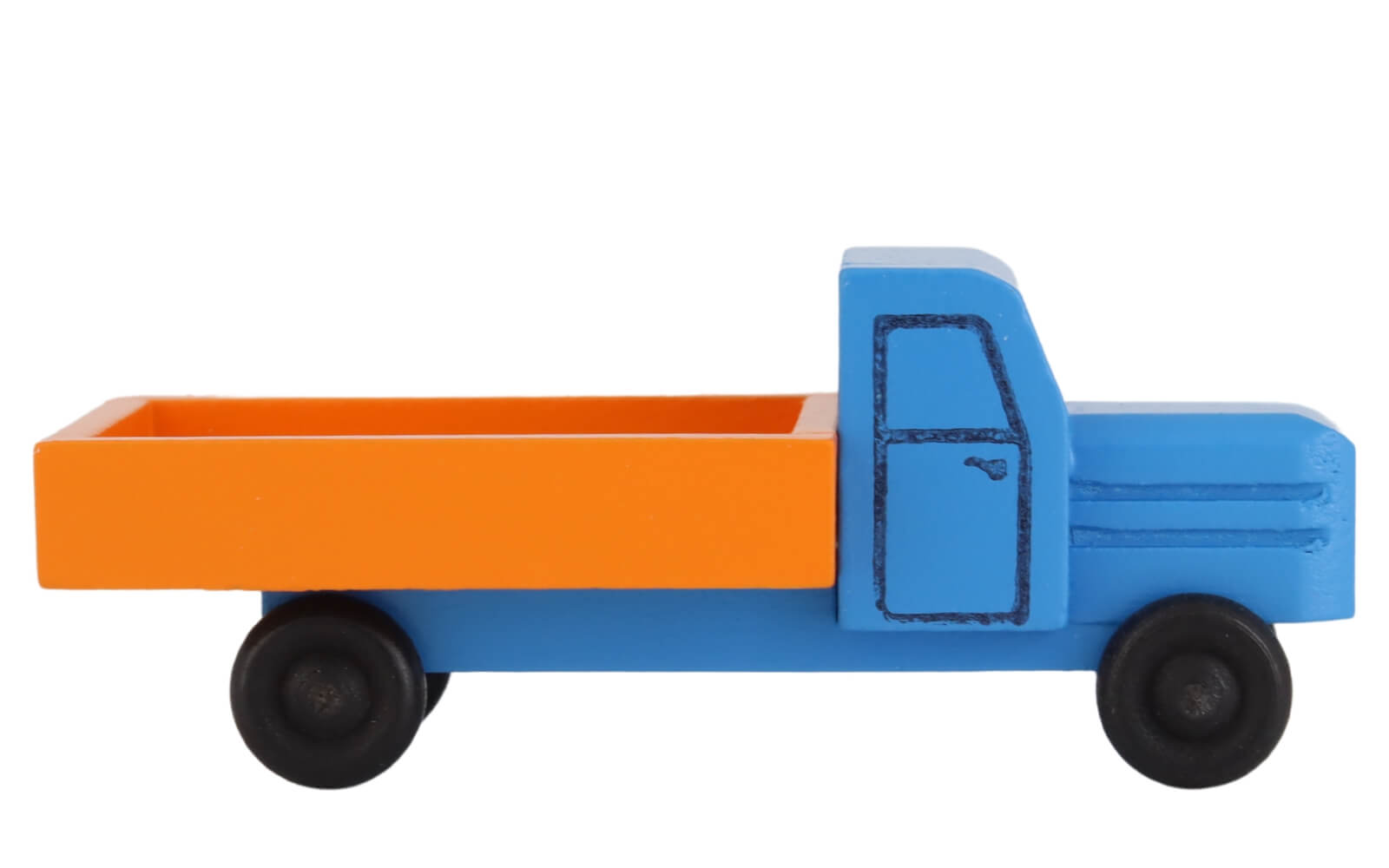 Holzspielzeug LKW Kastenwagen, farbig von Robbi Weber_2