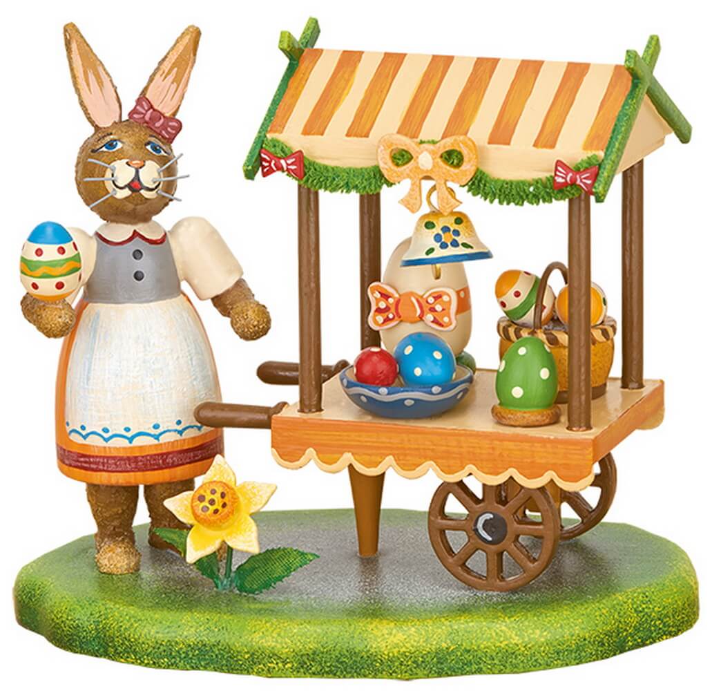 Osterhase Marktstand - Ostereiermarkt von Hubrig Volkskunst