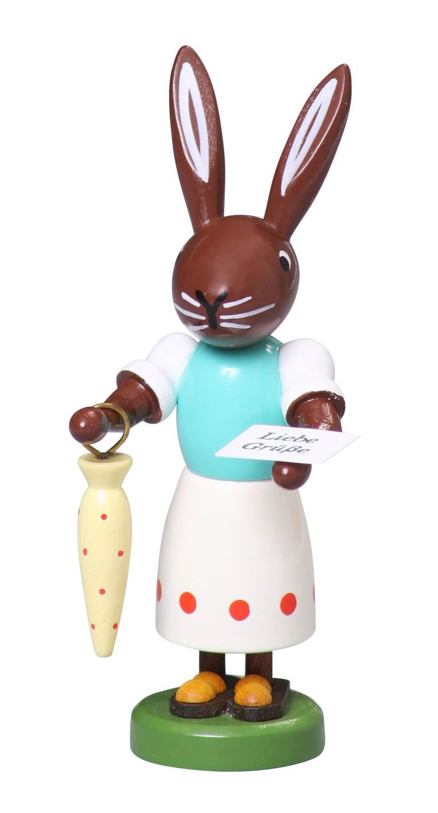 Osterhase mit Schirm, 9 cm von Thomas Preißler