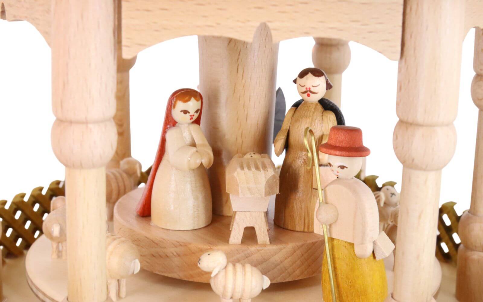 Weihnachtspyramide Heilige Geschichte, 5 - stöckig, elektrisch von Richard Glässer_6
