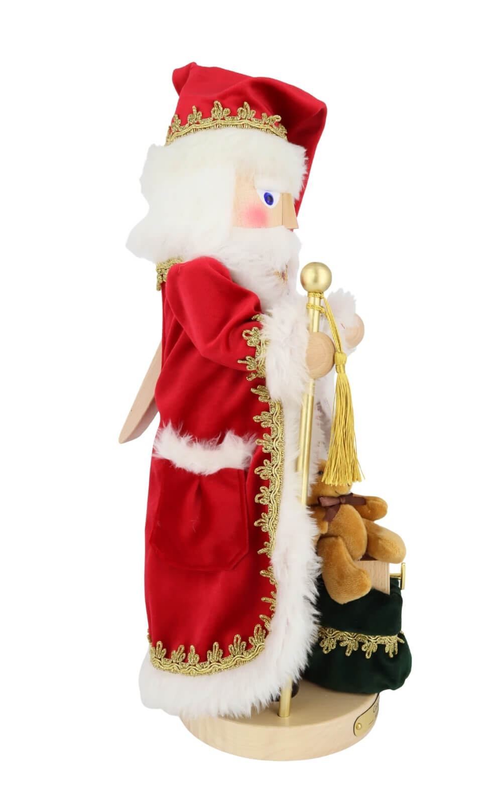 Nussknacker Cozy Santa mit Spieluhr, 49 cm von Steinbach_5