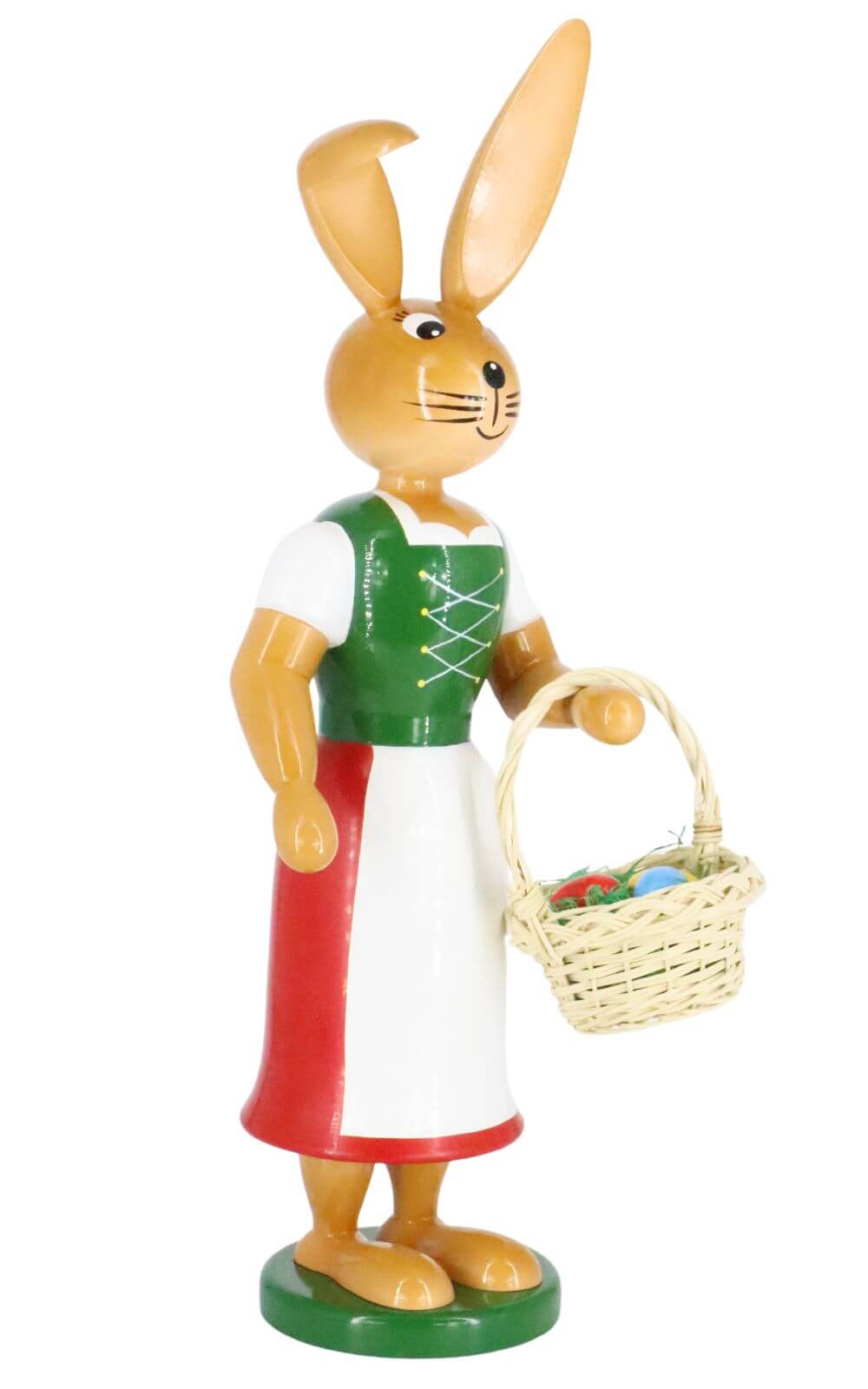 Osterhase - Häsin mit langem Rock, 55 cm von Holzkunst Gahlenz_2