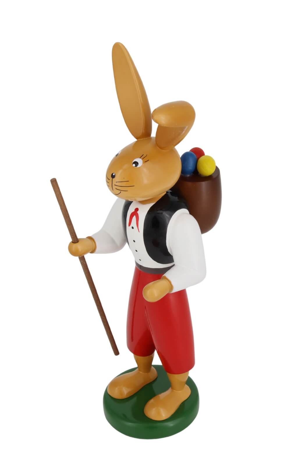 Osterhase Wanderbursche, 27 cm von Holzkunst Gahlenz_1
