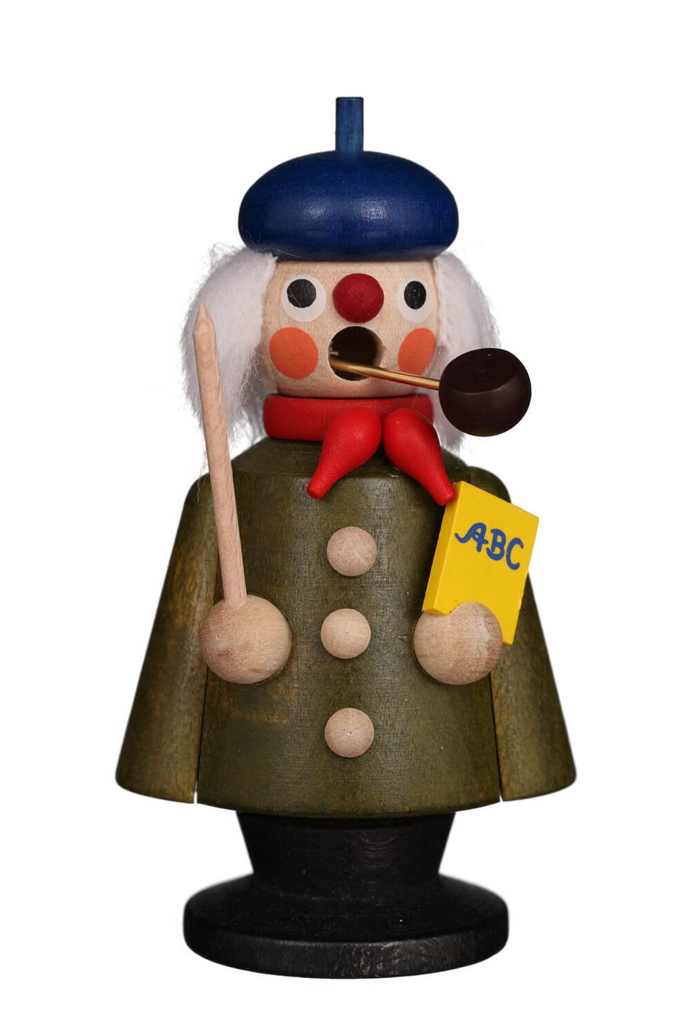 Räuchermännchen Lehrer, 9 cm, farbig von Christian Ulbricht