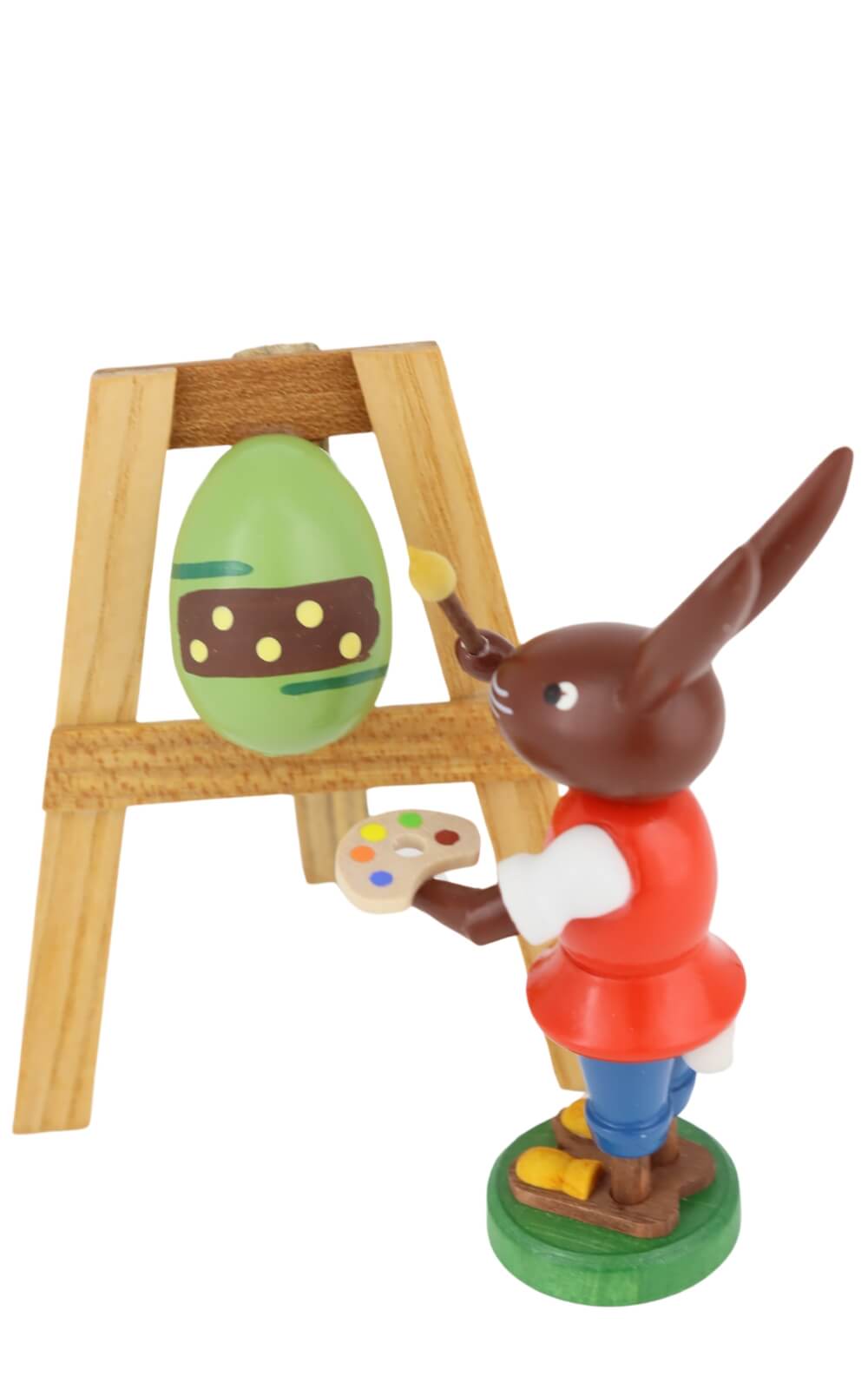 Osterhase mit Staffelei, 9 cm von Thomas Preißler_2