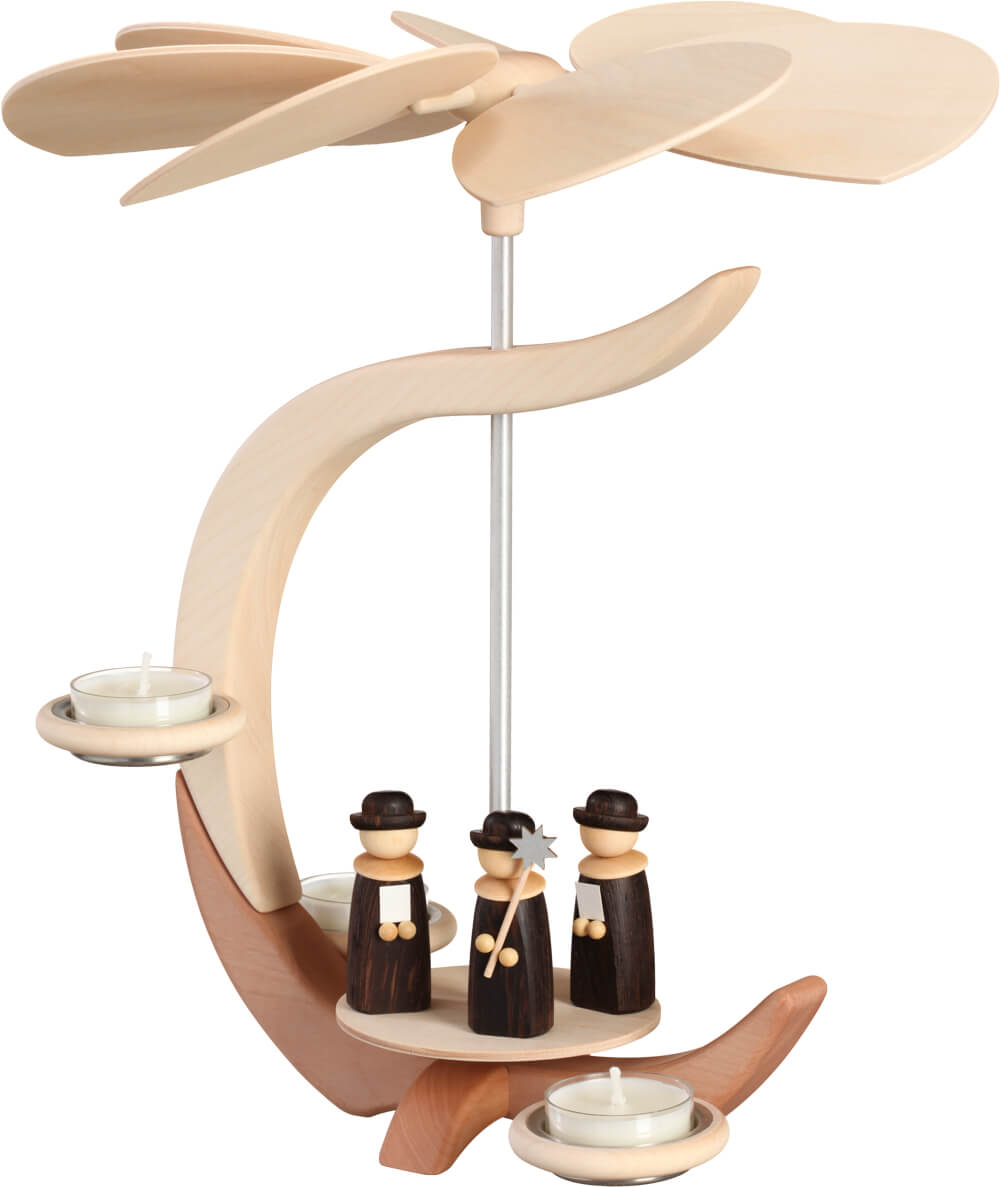 Pyramide mit Weihnachtssänger, C-Form von Seiffener Volkskunst eG
