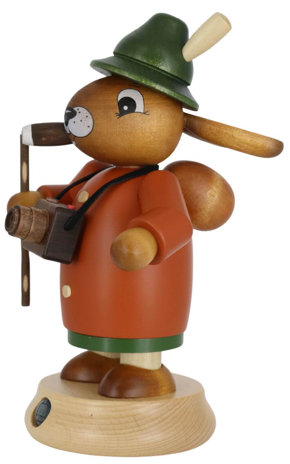 Räuchermännchen Osterhase Tourist von Müller Kleinkunst_2