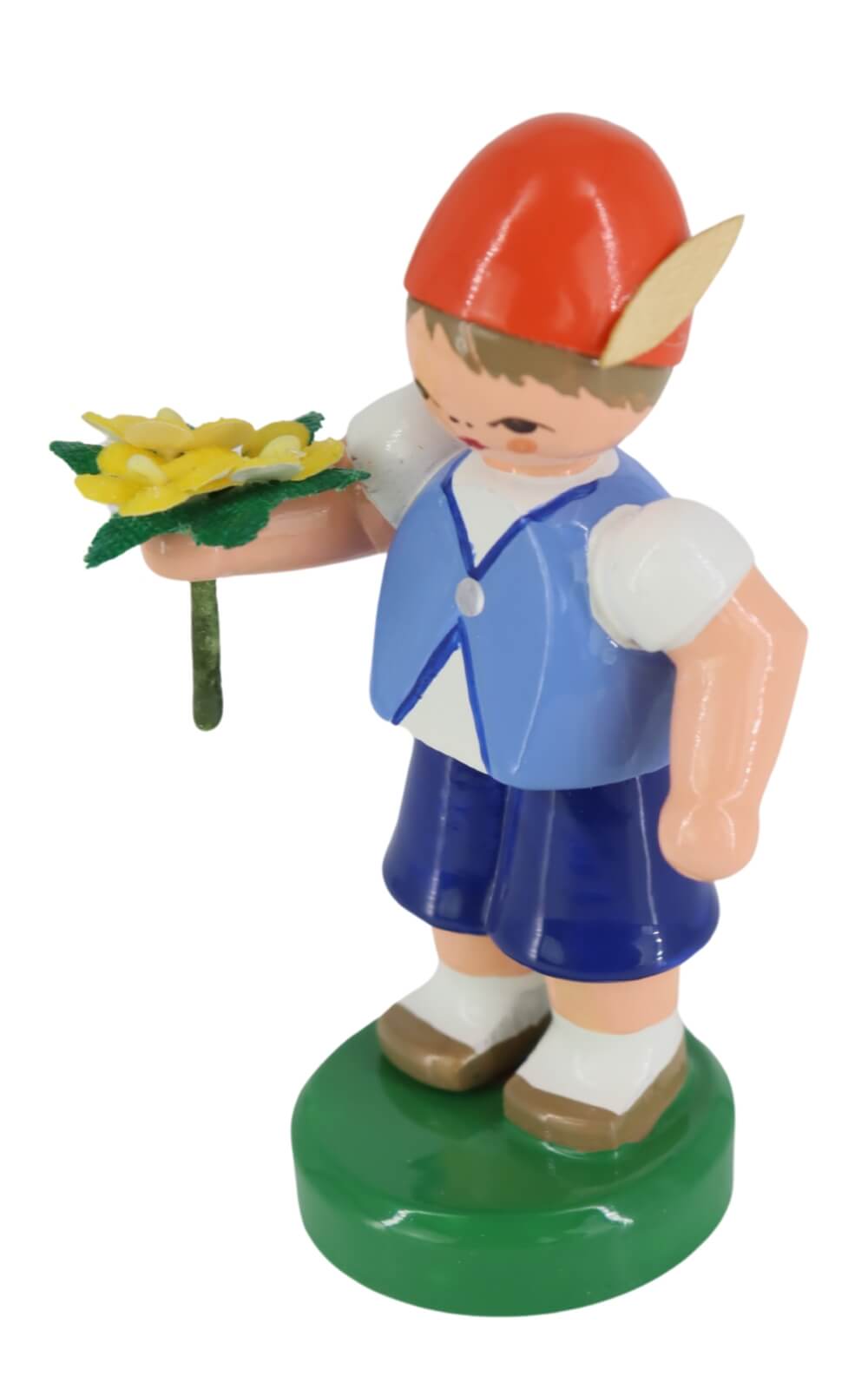 Miniatur Blumenkind - Junge, blau/orange von Figurenland Uhlig GmbH_2