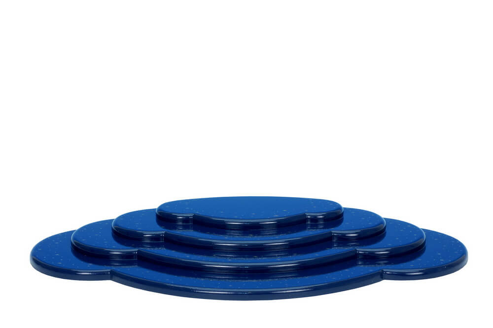 Wolke für Weihnachtsengel, blau, 4 - teilig von Christian Ulbricht