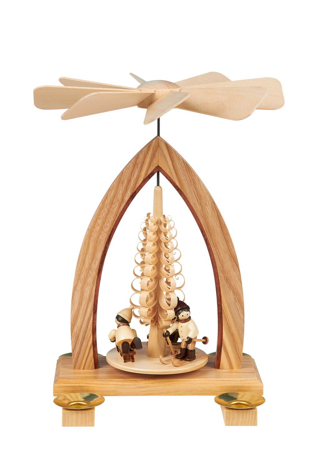 Weihnachtspyramide Winterkinder, 26 cm von Heinz Lorenz