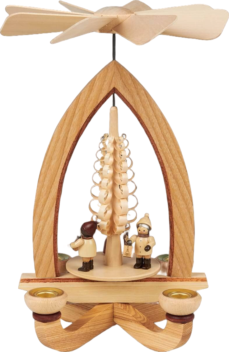 Weihnachtspyramide Lampionkinder, 28 cm von Heinz Lorenz