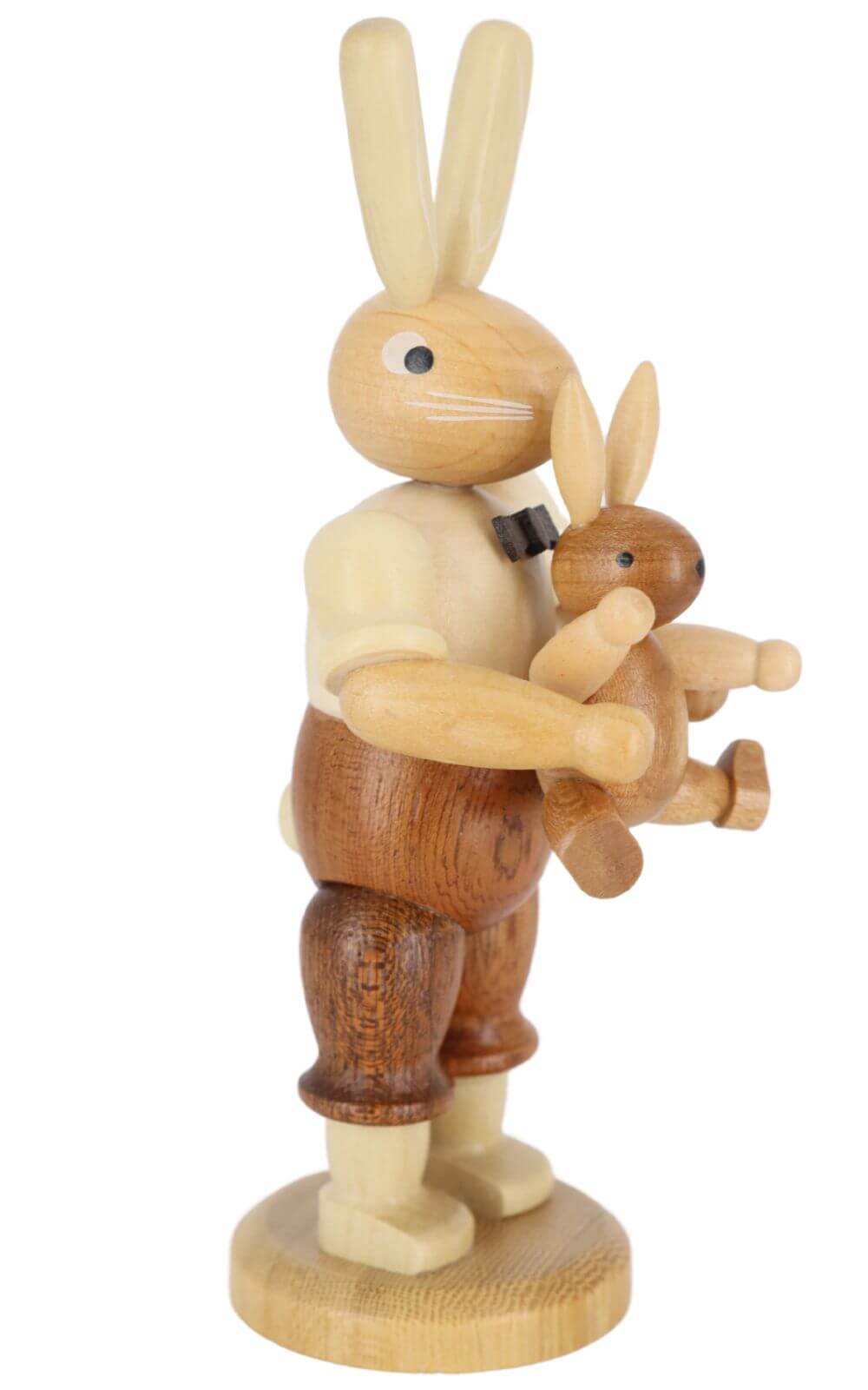 Osterhase Vater mit Kind, natur von Müller Kleinkunst_3