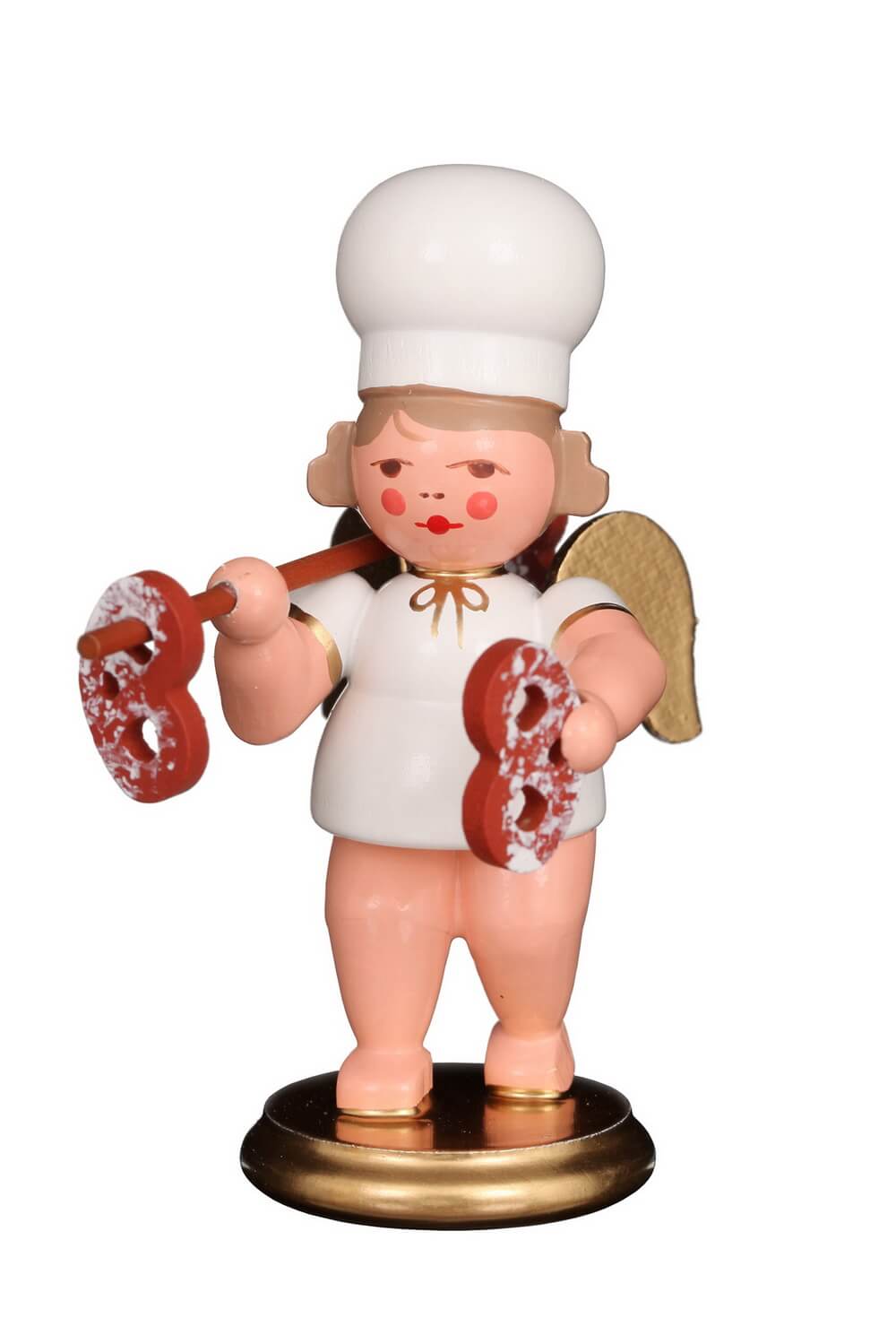 Weihnachtsengel - Bäckerengel mit Brezel von Christian Ulbricht