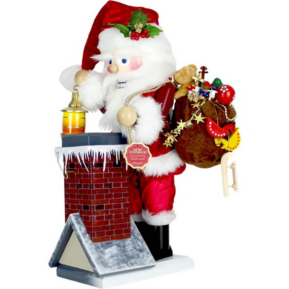Nussknacker Chimney Santa, 43 cm von Steinbach_1