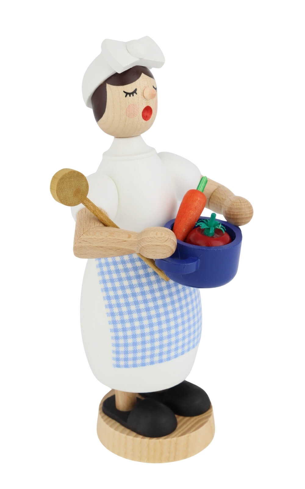 Räuchermännchen Köchin, 19 cm von Richard Glässer