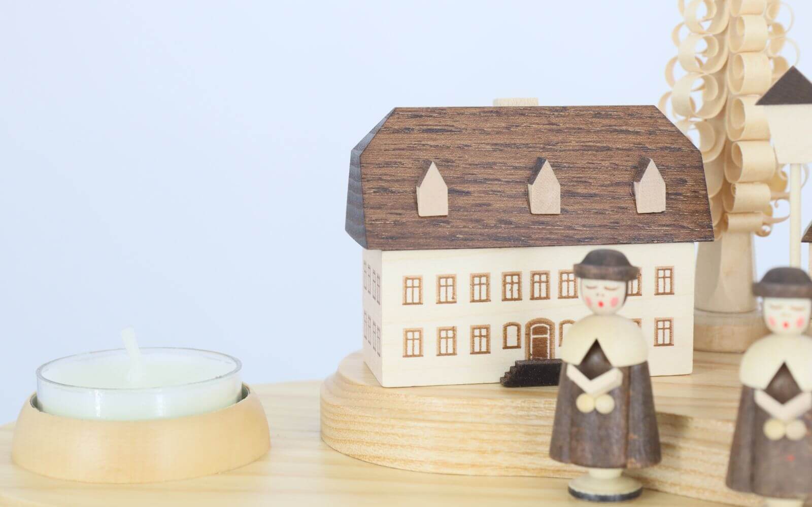 Weihnachtskerzenhalter Seiffener Dorf von Müller Kleinkunst_4