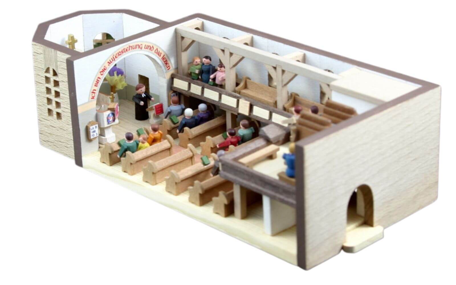 Miniaturstübchen Dorfkirche von Gunter Flath