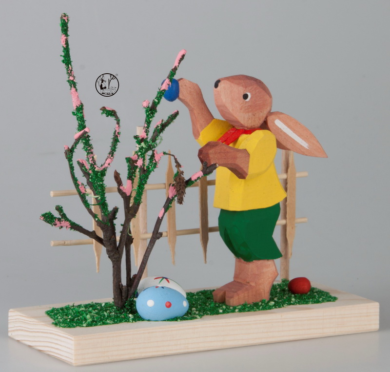 Holzschnitzerei Osterhase