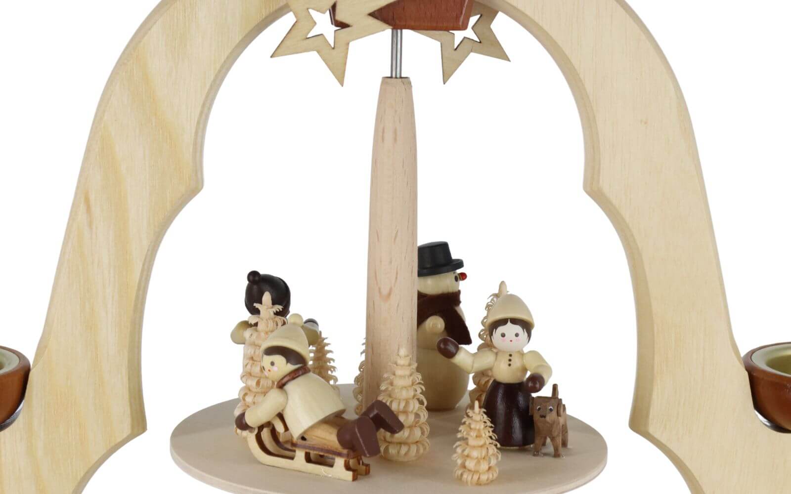 Weihnachtspyramide Winterkinder 2-stöckig von Legler_5