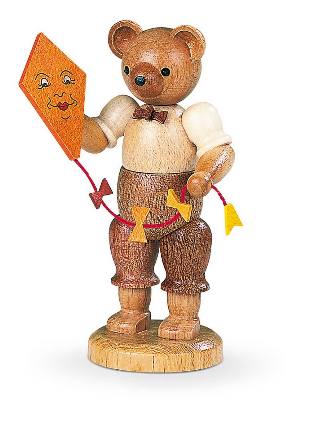 Miniatur Teddy - Junge mit Drachen, natur von Müller Kleinkunst