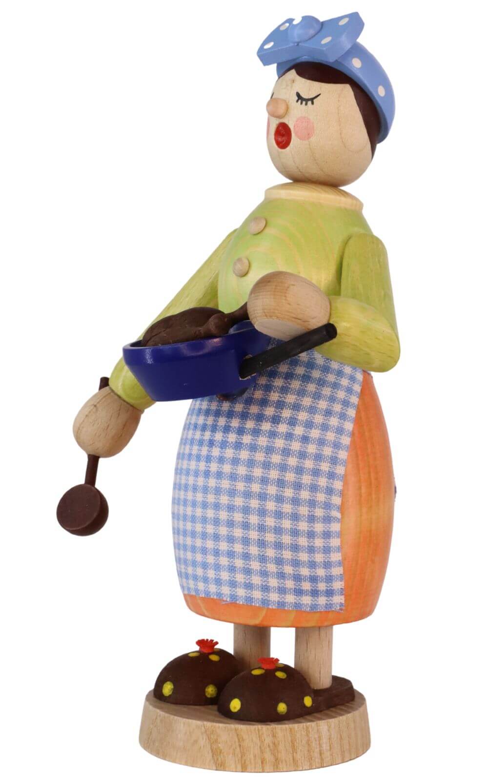 Räuchermännchen Witwe Bolte, 17 cm von Richard Glässer_2