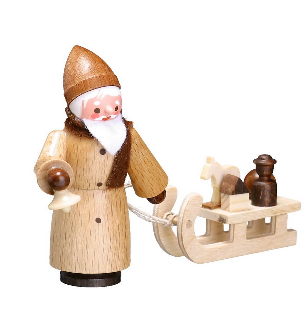 Nikolaus mit Schlitten, natur von Romy Thiel