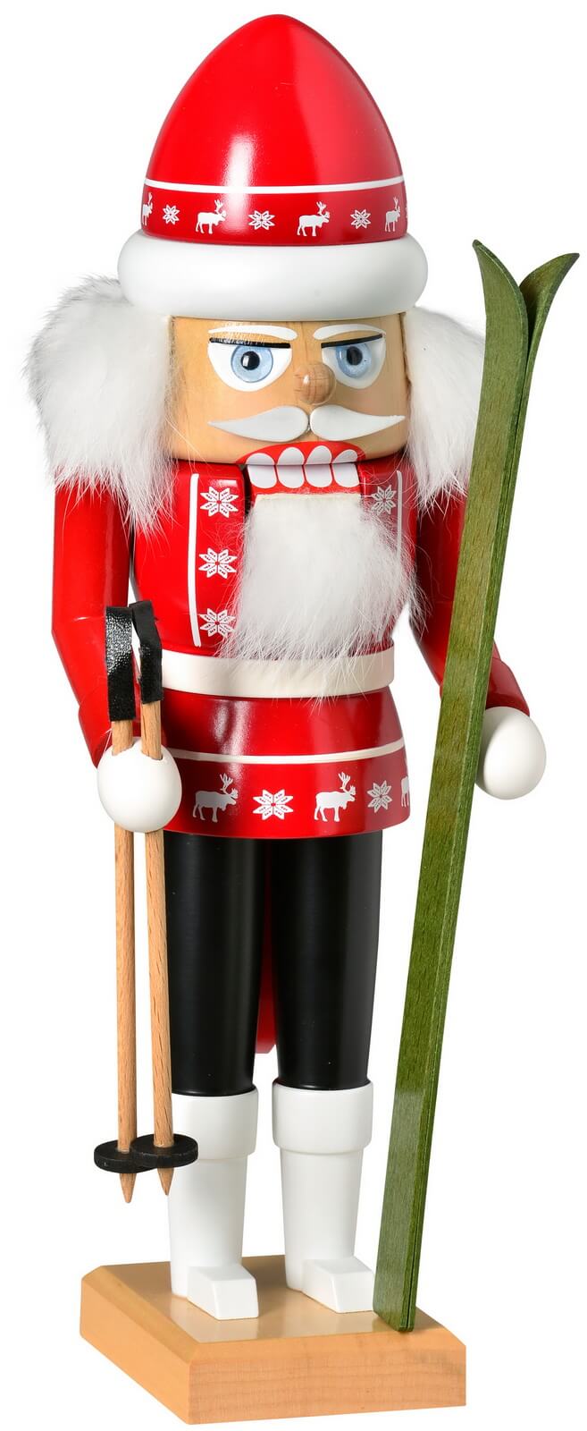Nussknacker Skifahrer, 29 cm von KWO