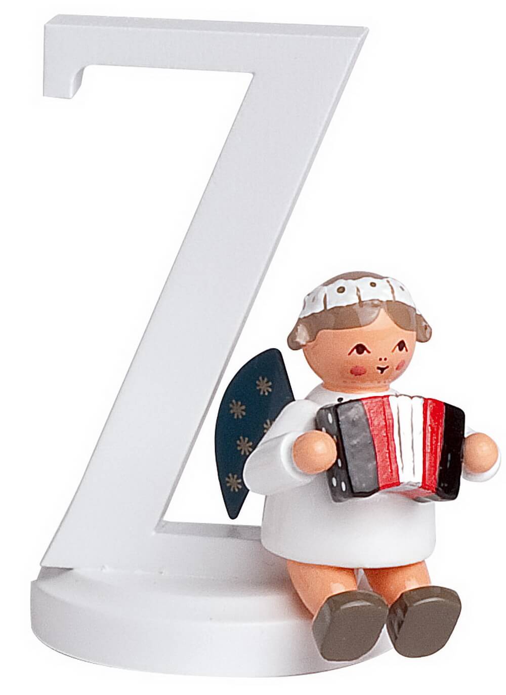 Weihnachtsengel mit dem Buchstaben Z, 7 cm von KWO