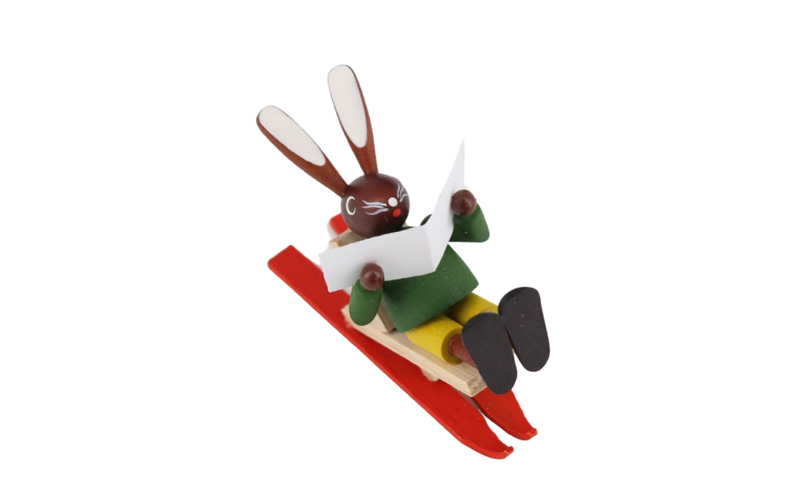 Hase mit Ski im Liegestuhl von Stephan Kaden_2