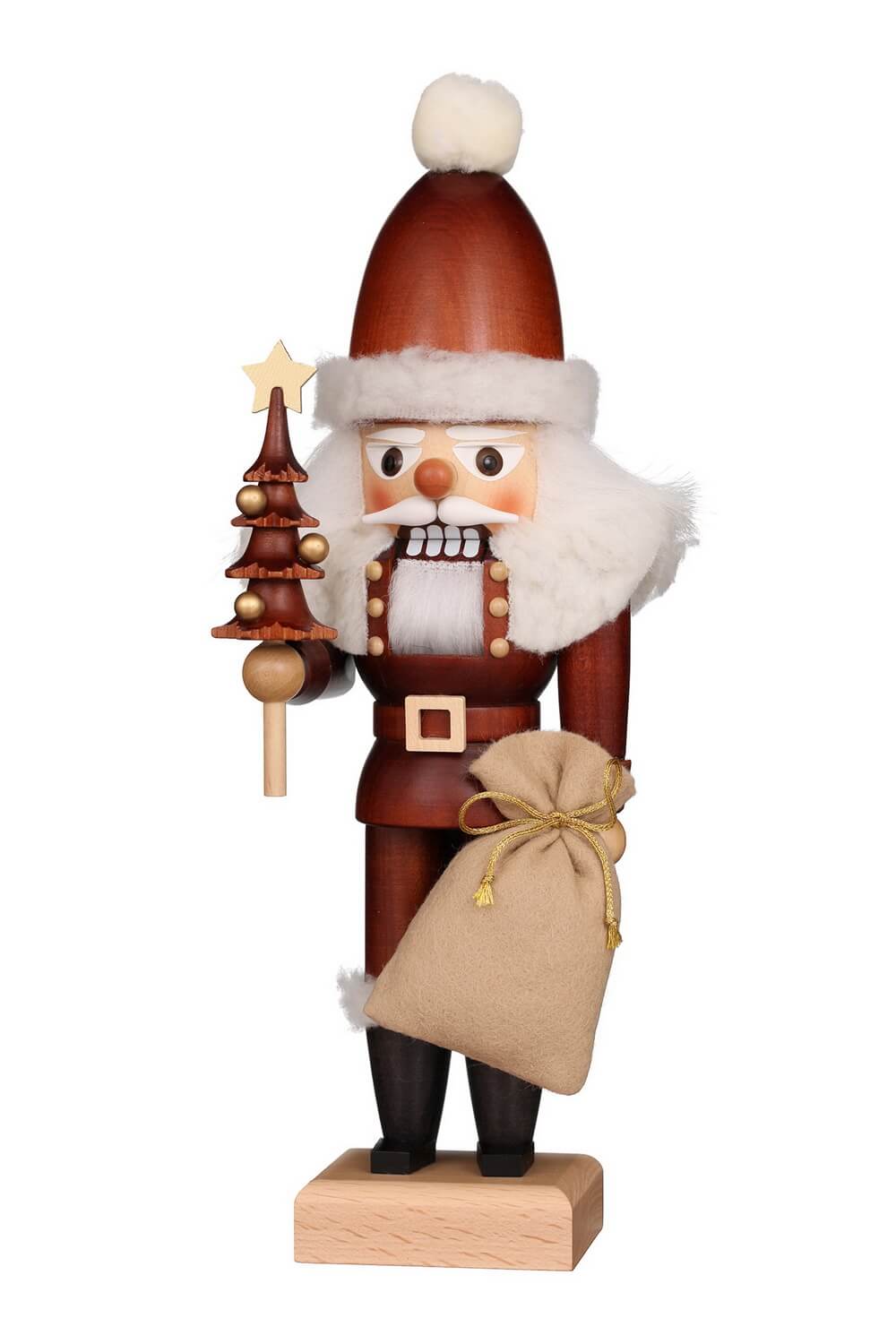 Nussknacker Weihnachtsmann natur, 30 cm von Christian Ulbricht