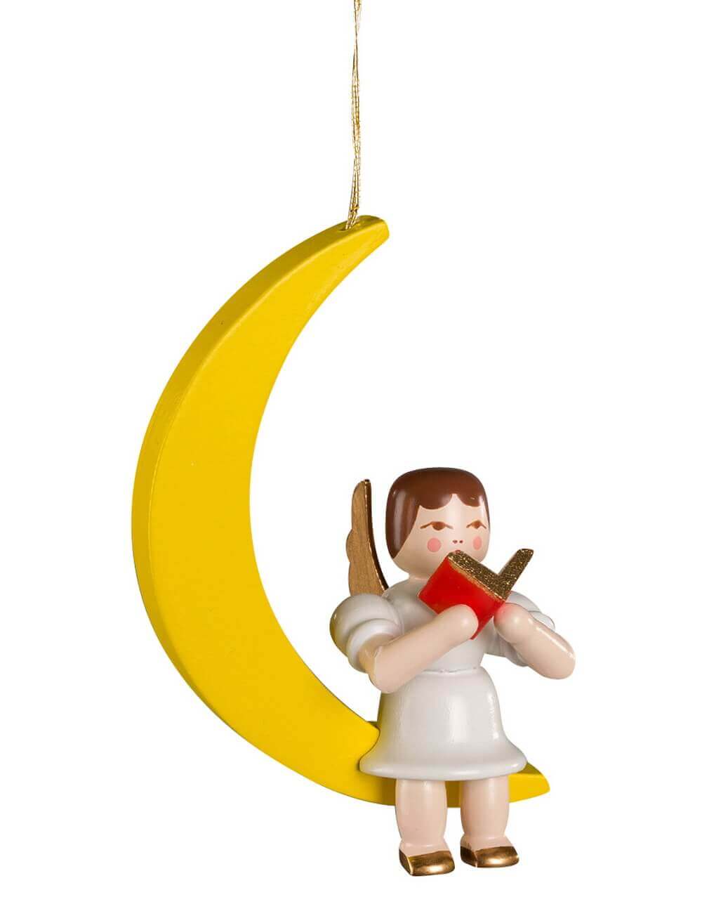 Christbaumschmuck Engel im Mond von Albin Preißler