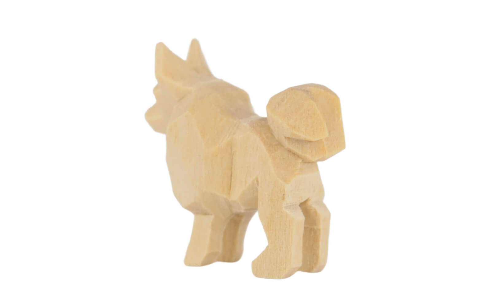 Spitz, geschnitzt, natur, 2 cm von SEIFFEN.COM_3