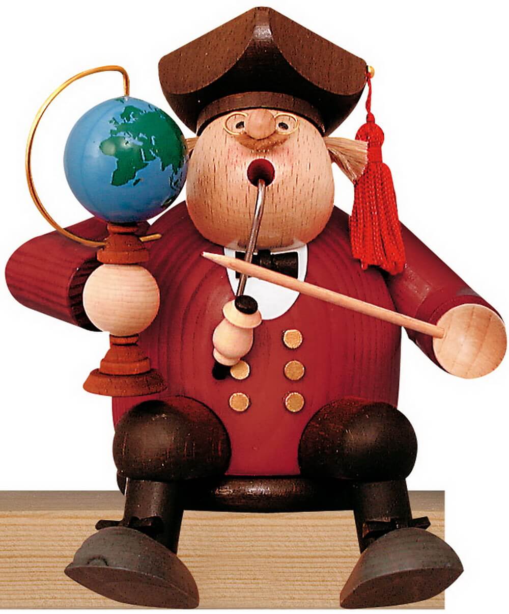 Räuchermännchen Kantenhocker Professor, 16 cm von KWO