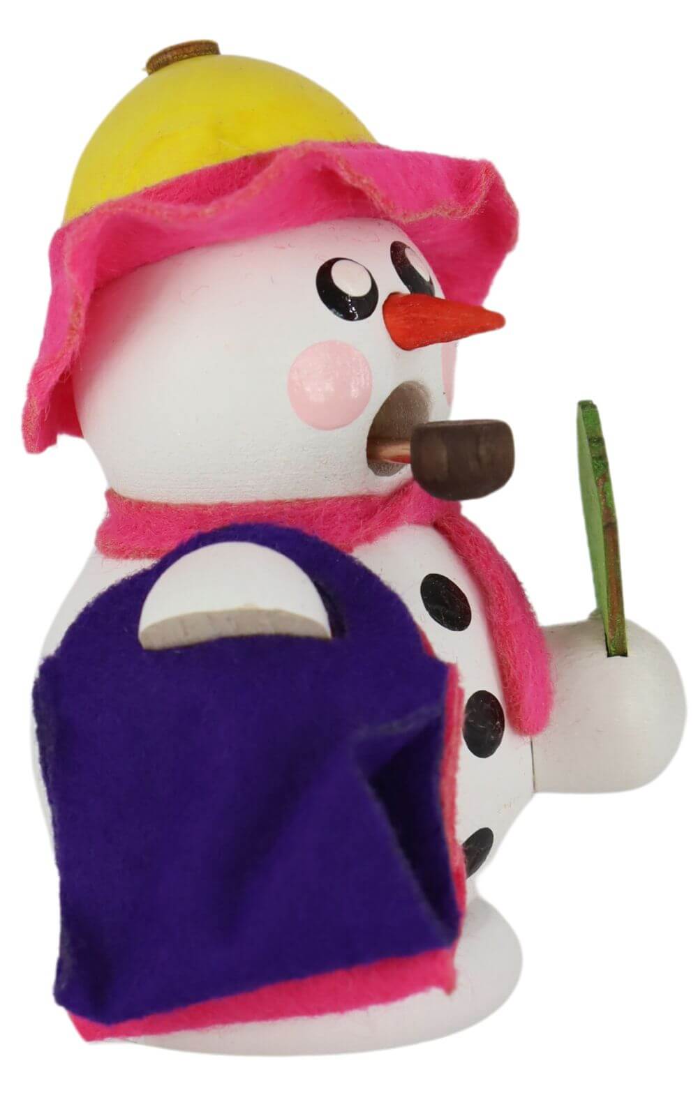 Räuchermännchen Schneemann Shoppingqueen, farbig von Gerd Hofmann_2