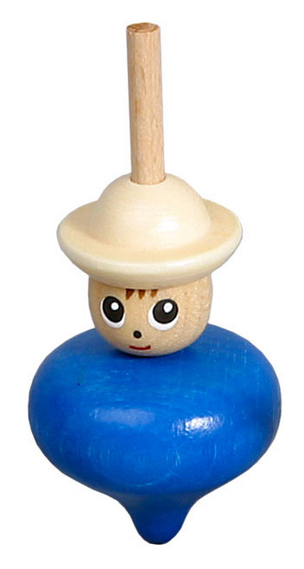 Tischkreisel Matrose, blau, 6 cm von Robbi Weber