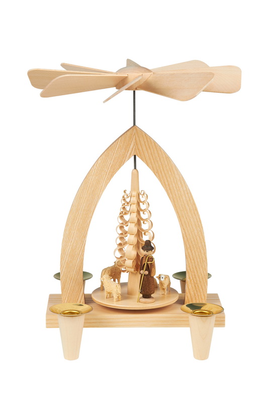 Weihnachtspyramide Schafe, 26 cm von Heinz Lorenz
